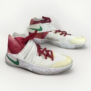 NIKE KYRIE 2 Krispy Kreme Sz 14 Red Green White Speckle